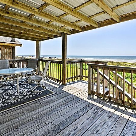 Galveston Beach House With Private Deck And Gulf Views Eksteriør bilde