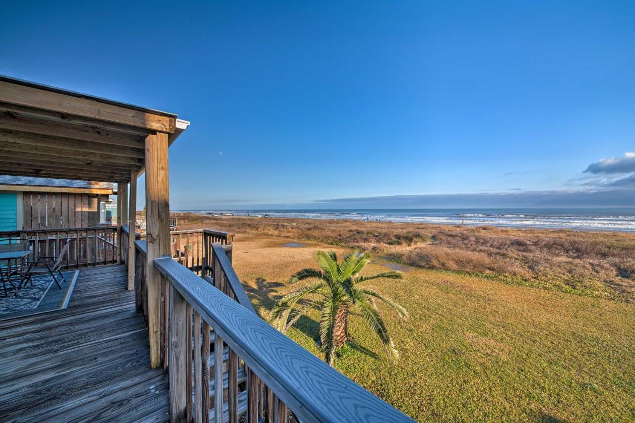 Galveston Beach House With Private Deck And Gulf Views Eksteriør bilde
